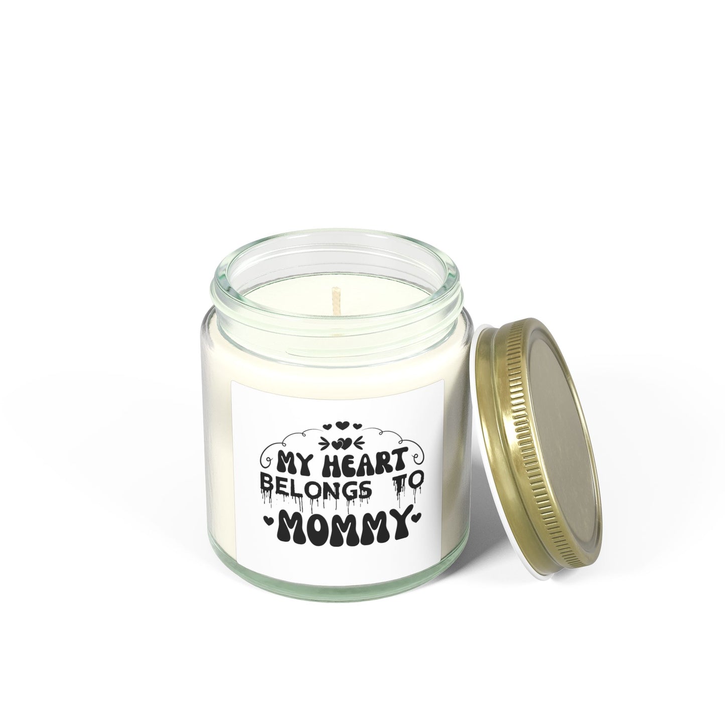 My Heart Belongs to Mommy Candle | Coconut Apricot Wax Jar