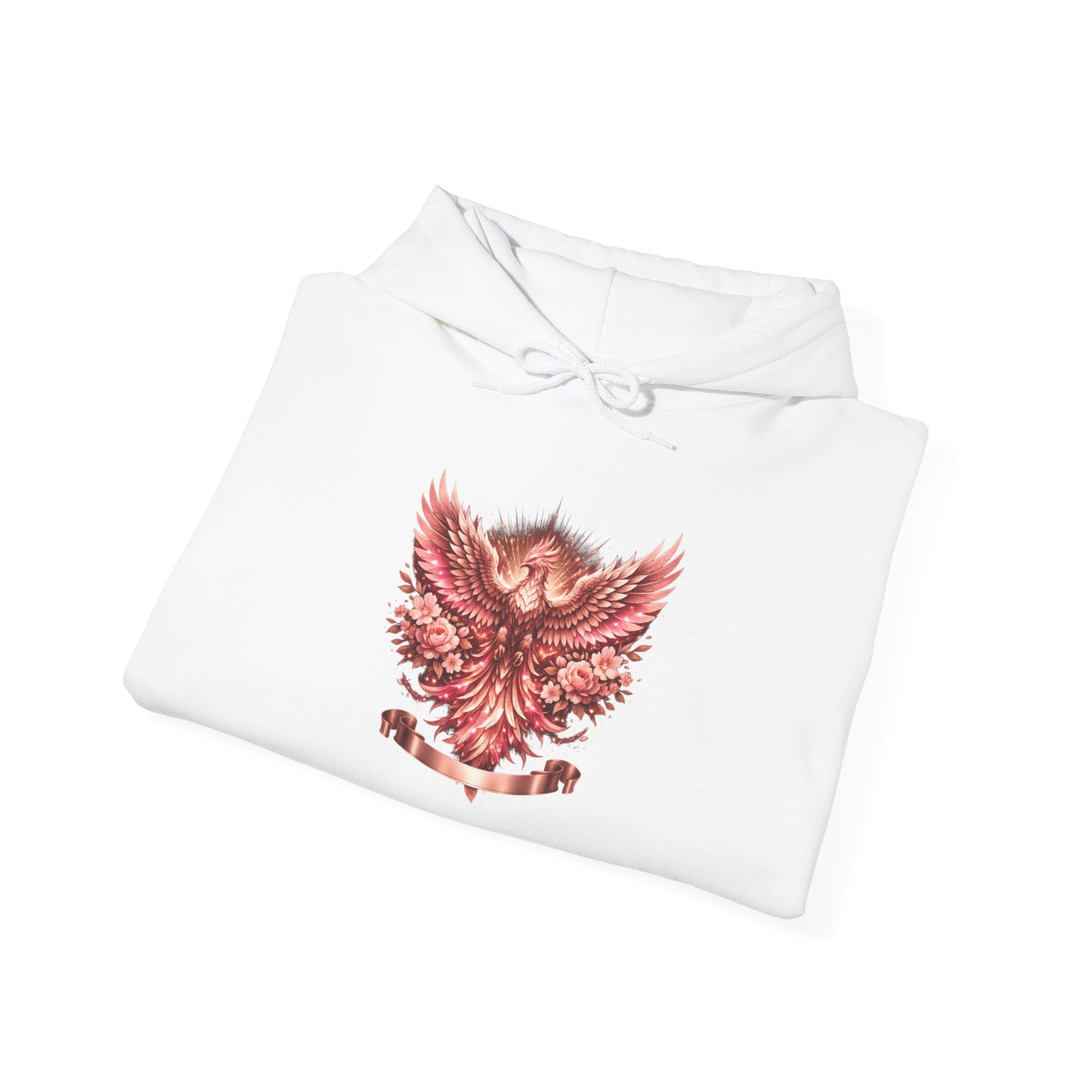 Red Phoenix Graphic Hoodie — Mythical Firebird Sweatshirt