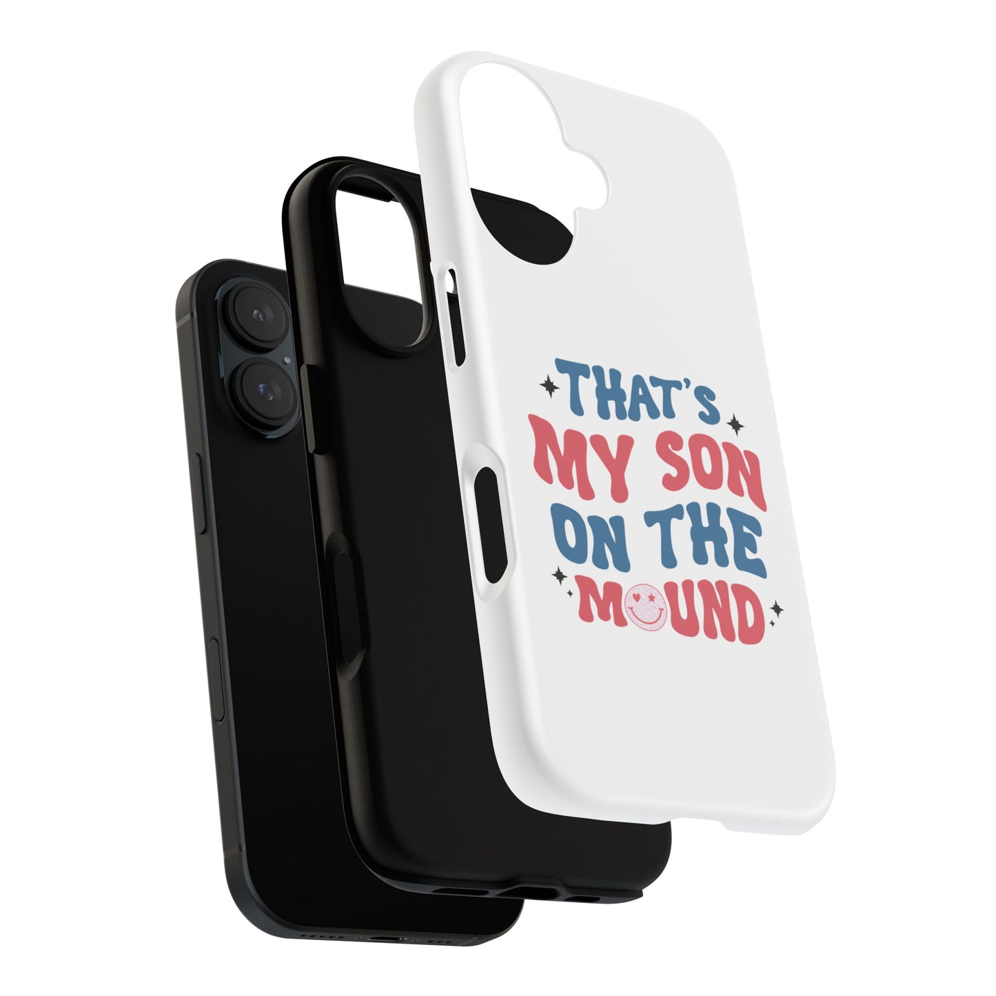 That My Son on the Mound Phone Case | Baseball Mom Dad Protective Case