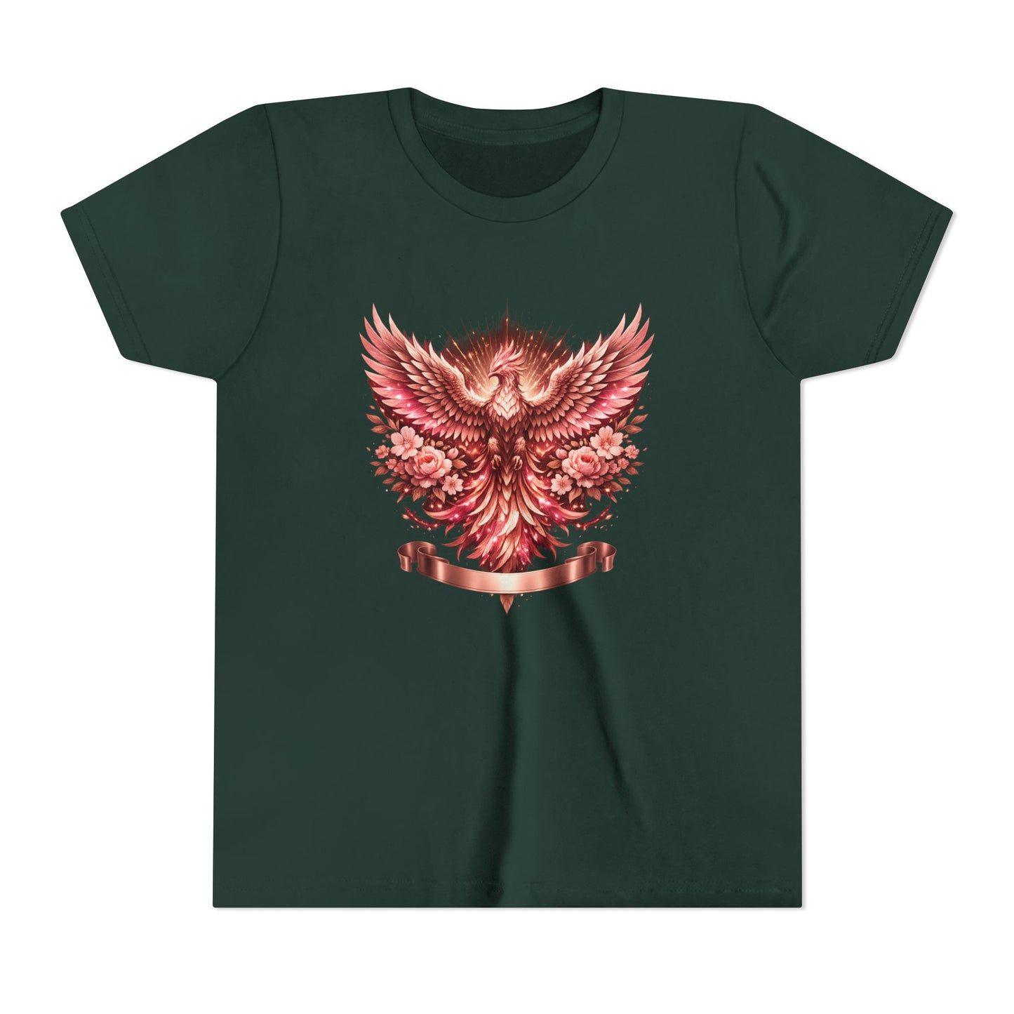 Youth Tee — Red Phoenix Graphic Kids T-Shirt