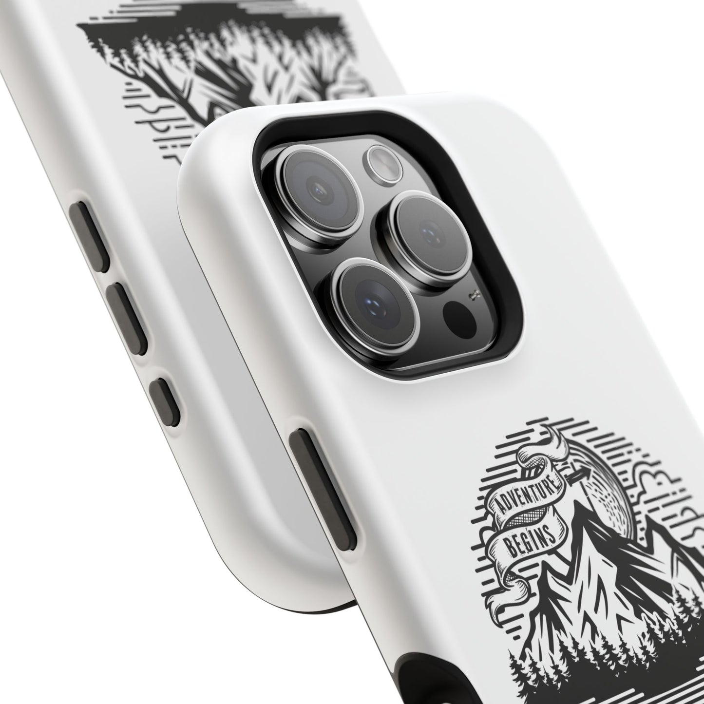 Mountain Adventure Illustration Phone Case | Magnetic Impact-Resistant Case