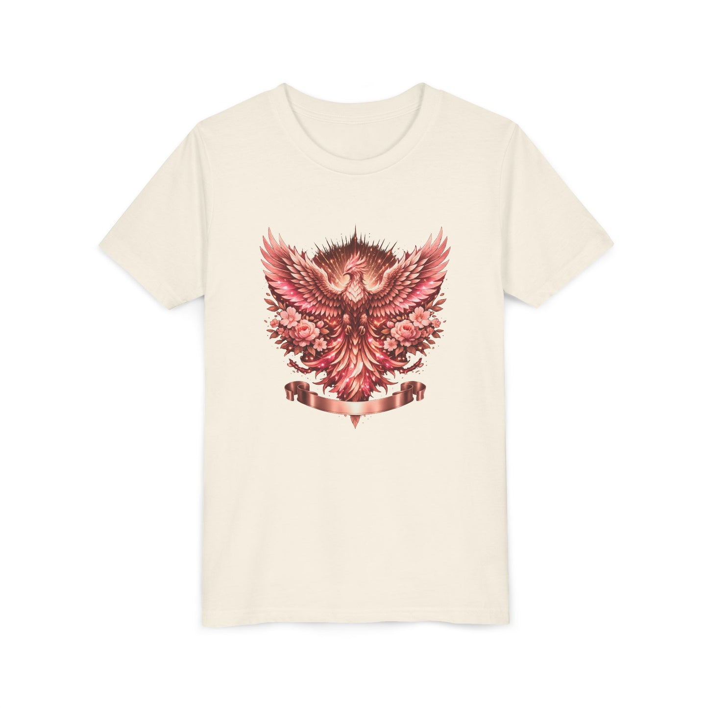 Youth Tee — Red Phoenix Graphic Kids T-Shirt