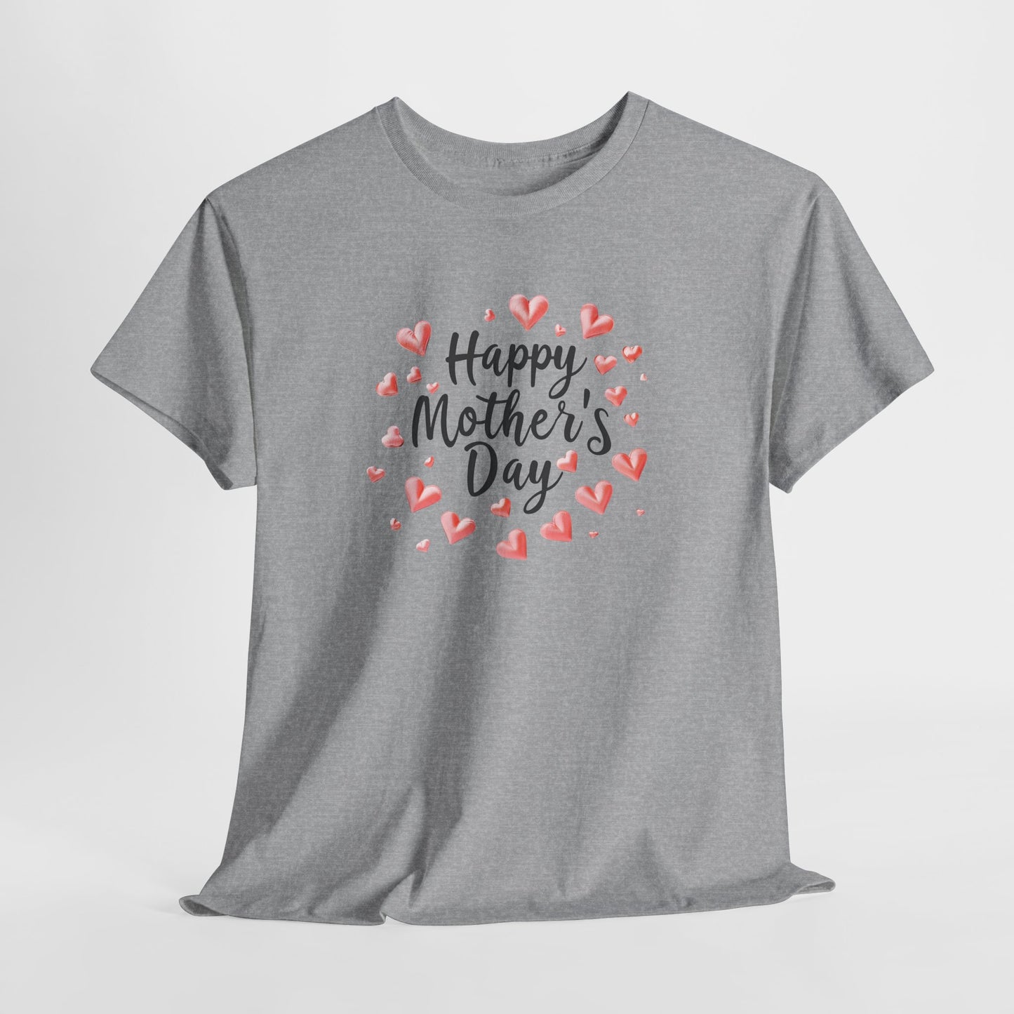 Happy Mother's Day T-Shirt — Cute Heart Wreath Mother's Day Tee
