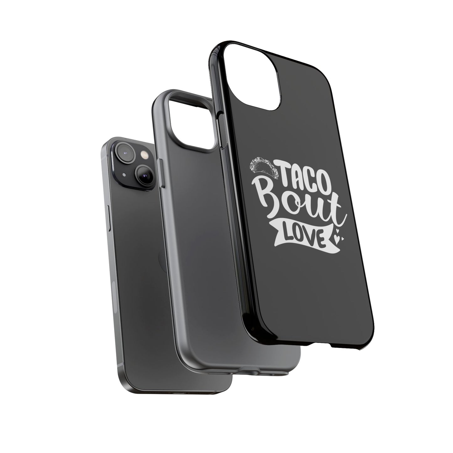 Taco Bout Love phone case | iPhone protective case, food pun design