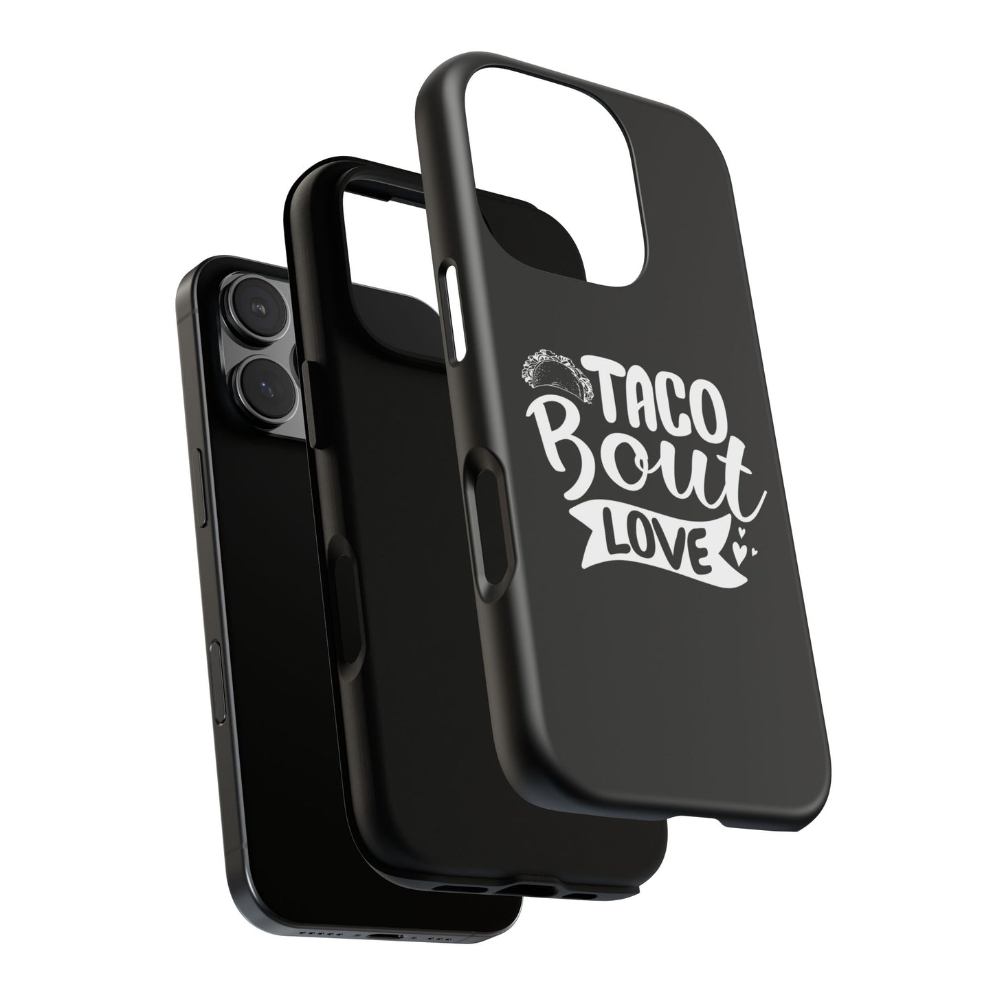Taco Bout Love phone case | iPhone protective case, food pun design