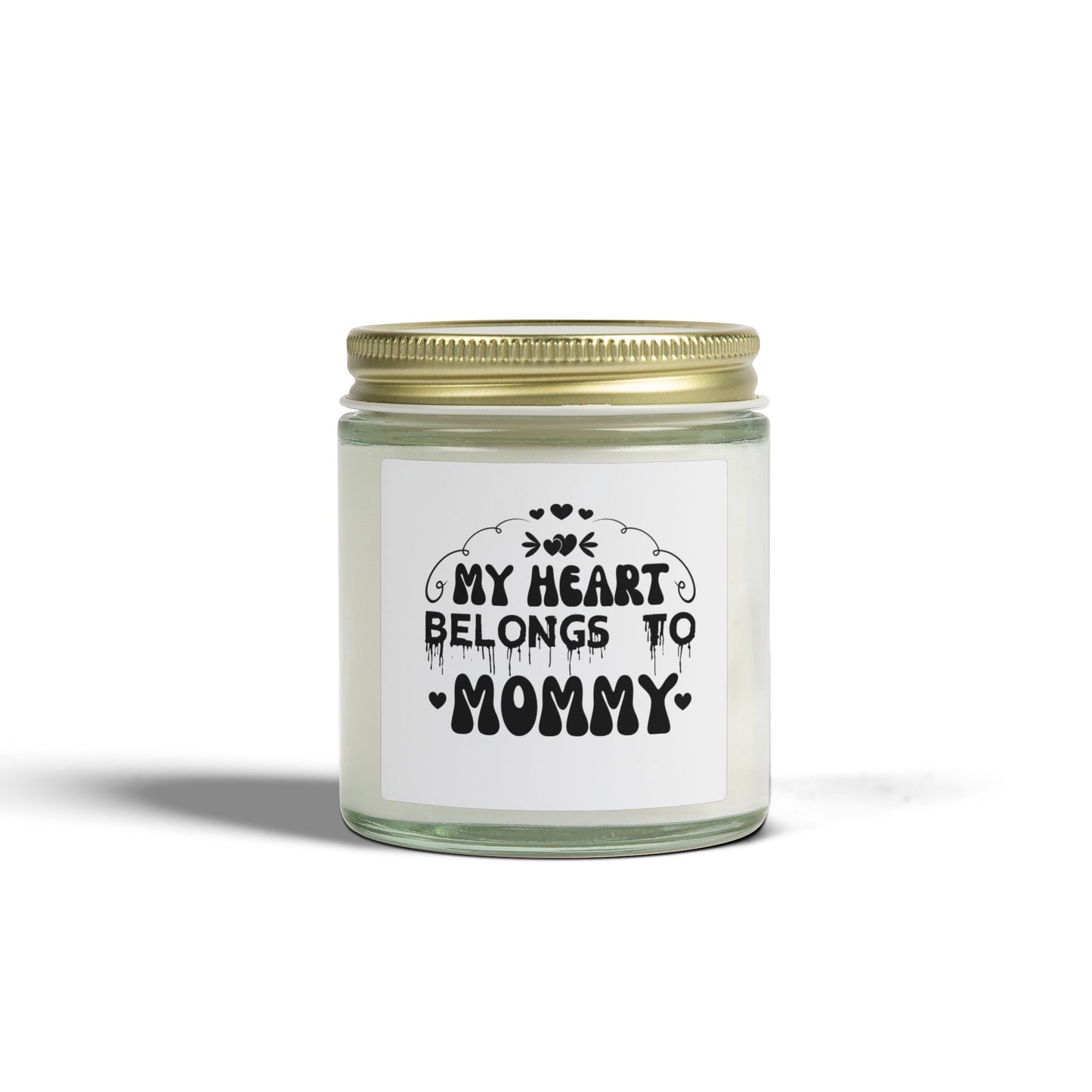 My Heart Belongs to Mommy Candle | Coconut Apricot Wax Jar