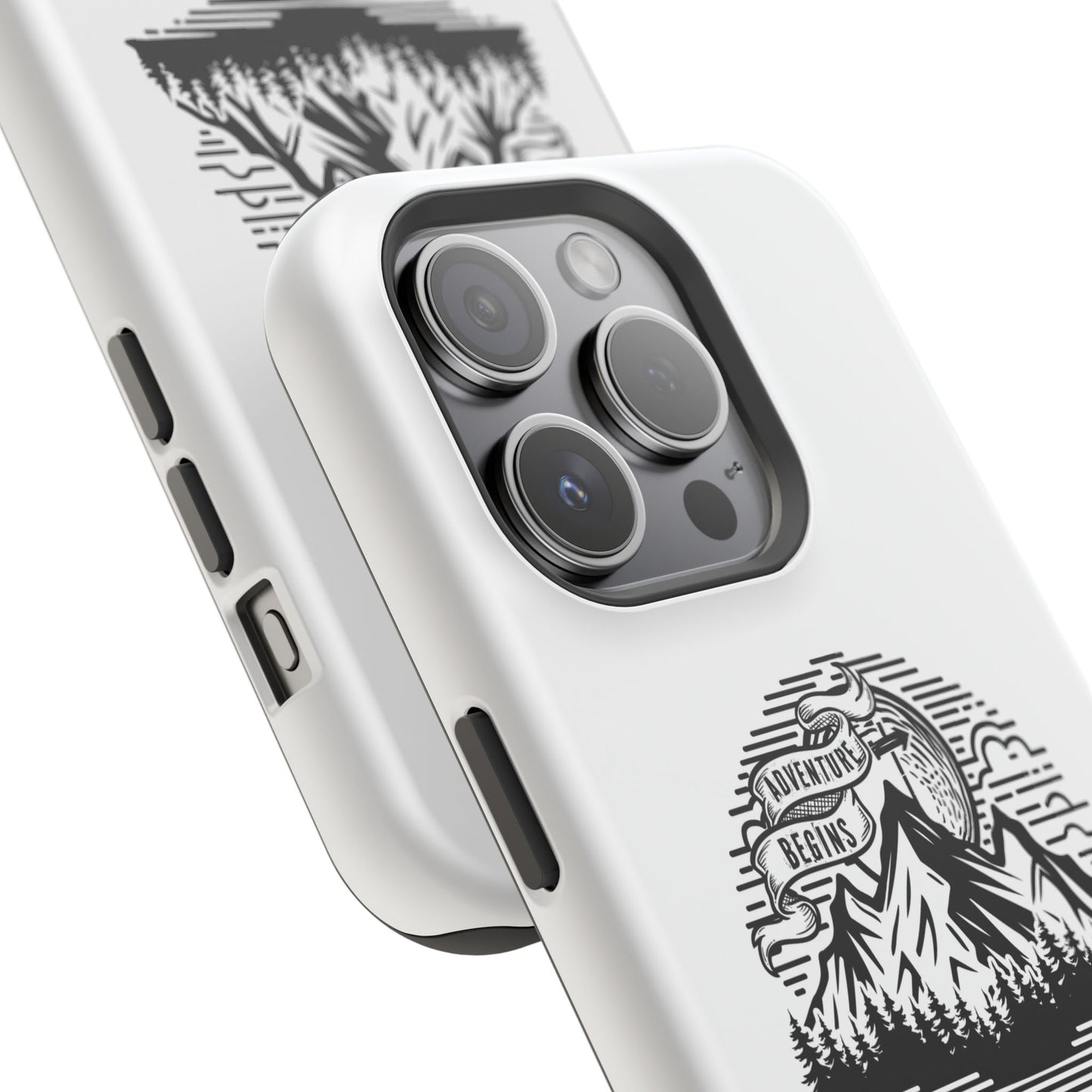 Mountain Adventure Illustration Phone Case | Magnetic Impact-Resistant Case
