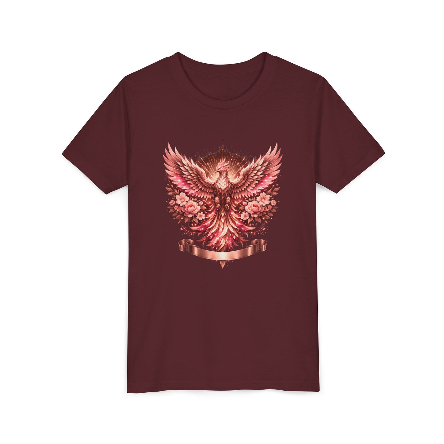 Youth Tee — Red Phoenix Graphic Kids T-Shirt