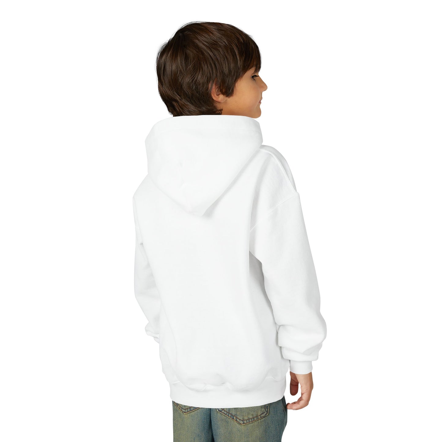 Youth Hoodie — Golden Lotus Meditation Graphic