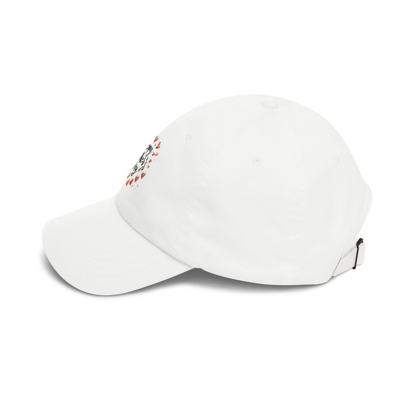 Happy Mother's Day wreath Dad Cap | floral lettering baseball hat