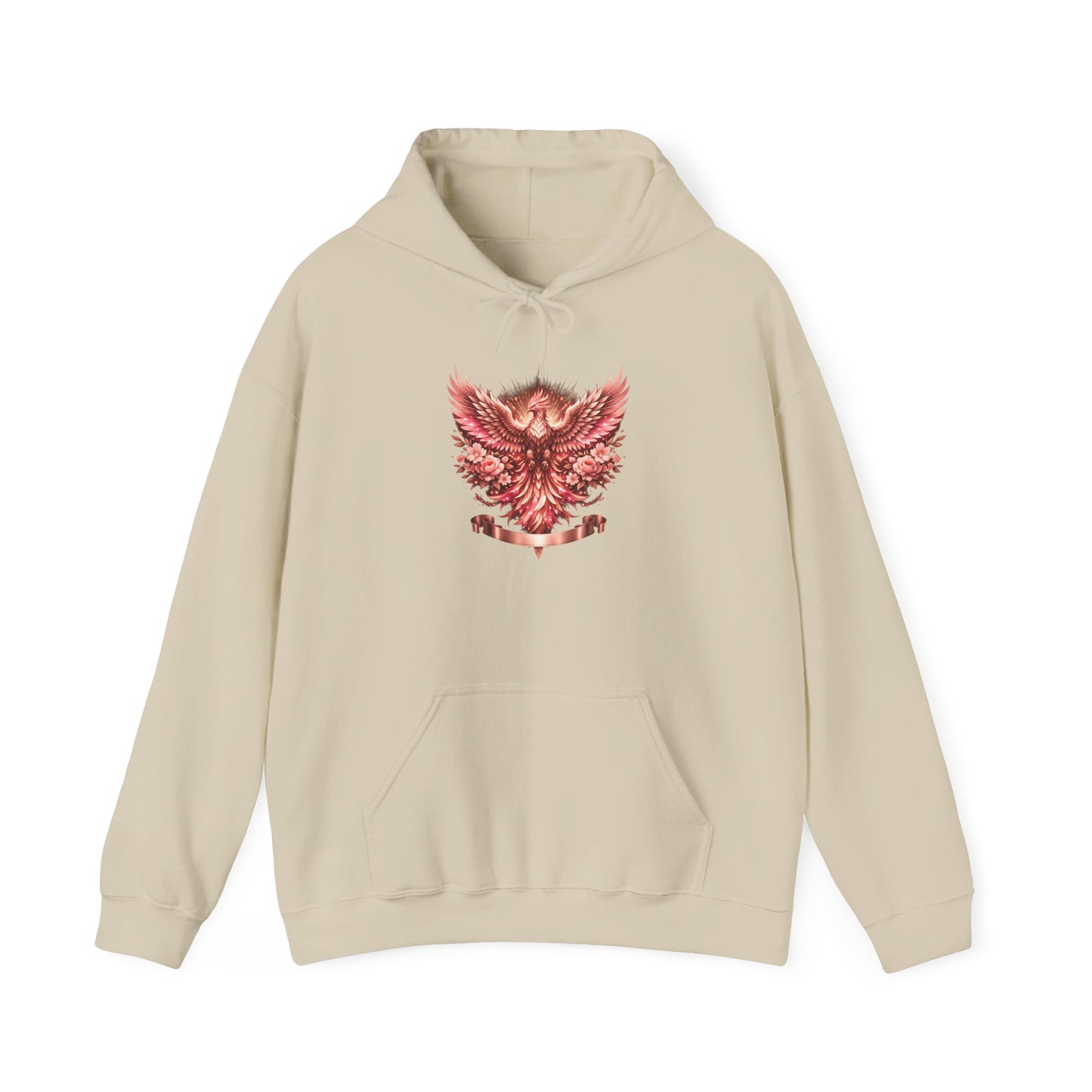 Red Phoenix Graphic Hoodie — Mythical Firebird Sweatshirt