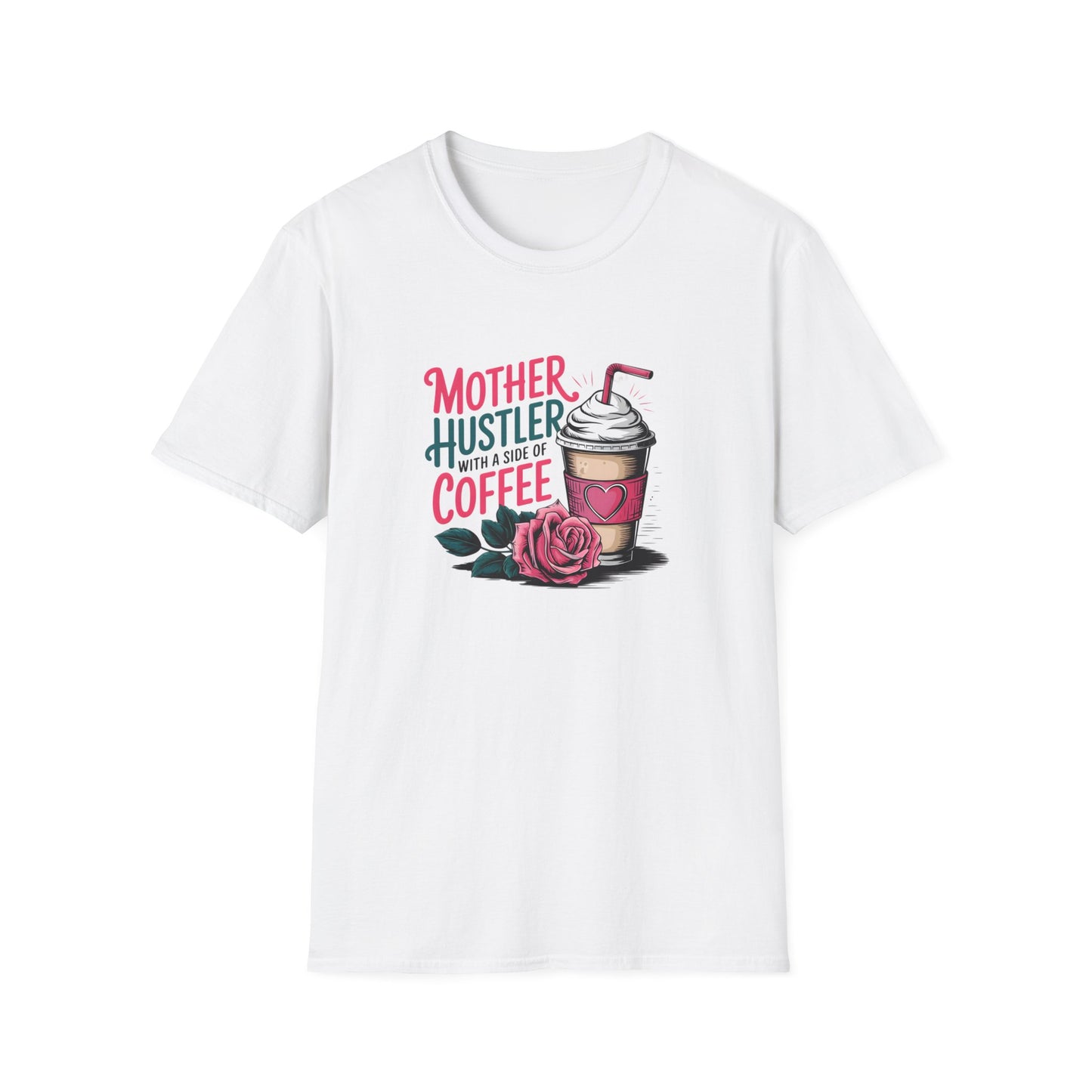Mother Hustler Coffee T-Shirt – Funny Mom Coffee Lover Tee