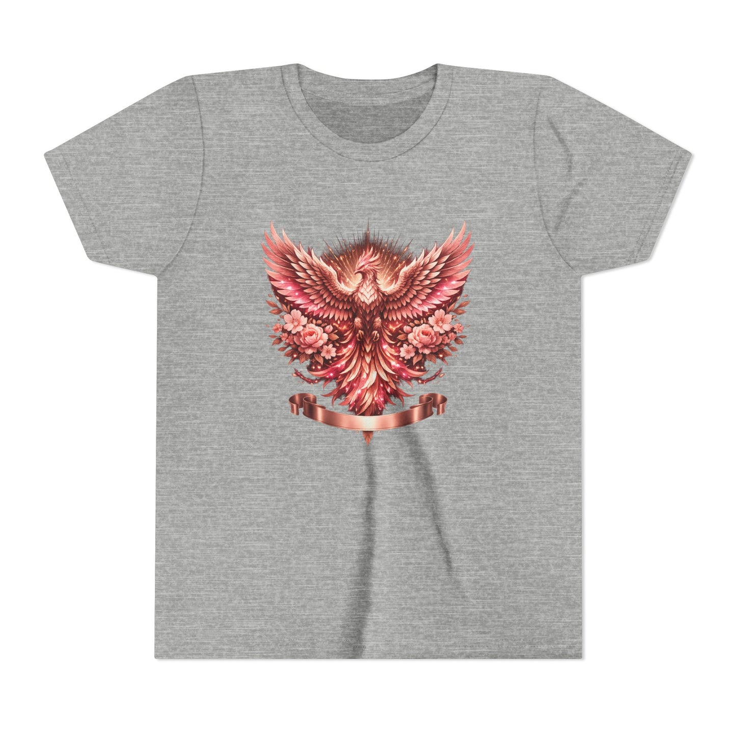 Youth Tee — Red Phoenix Graphic Kids T-Shirt