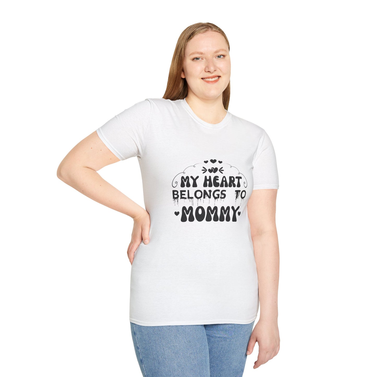 My Heart Belongs to Mommy T-Shirt — Cute Baby/Kids Mother's Day Tee