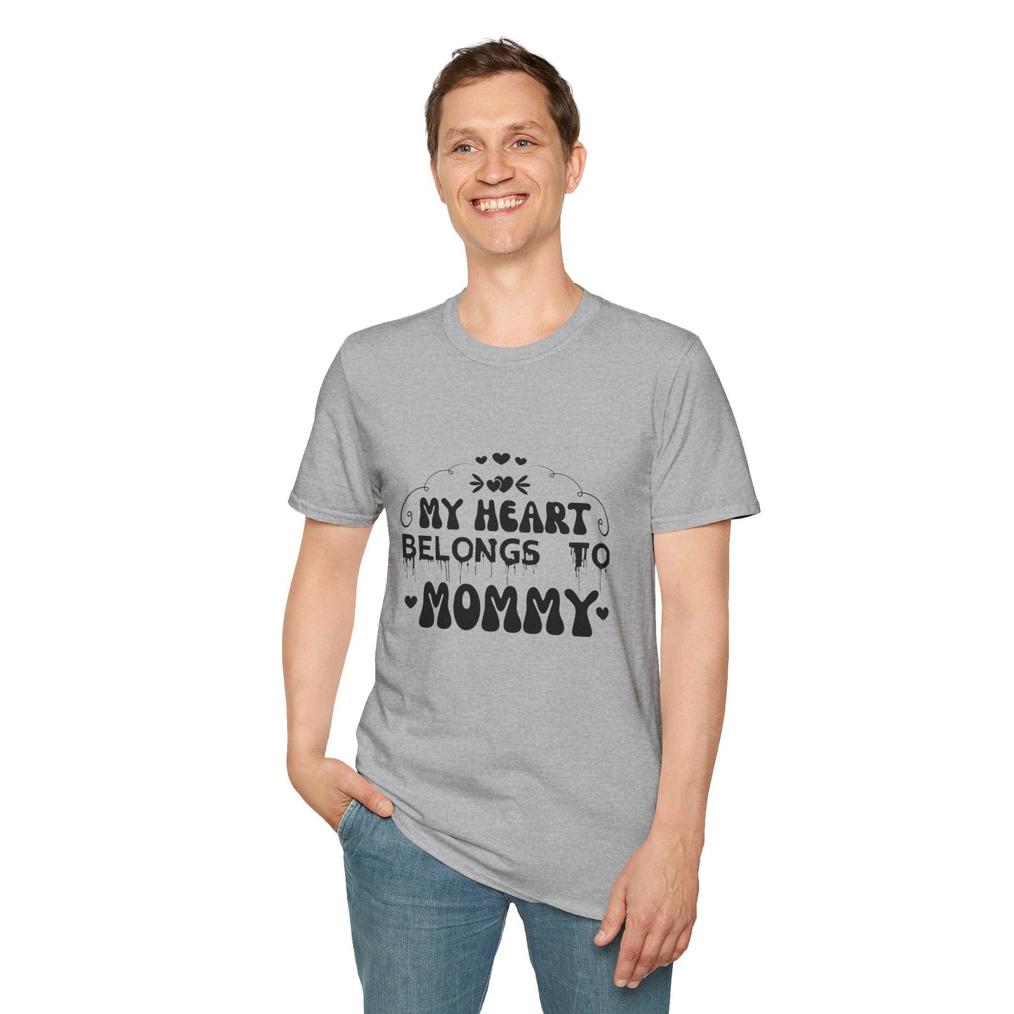 My Heart Belongs to Mommy T-Shirt — Cute Baby/Kids Mother's Day Tee