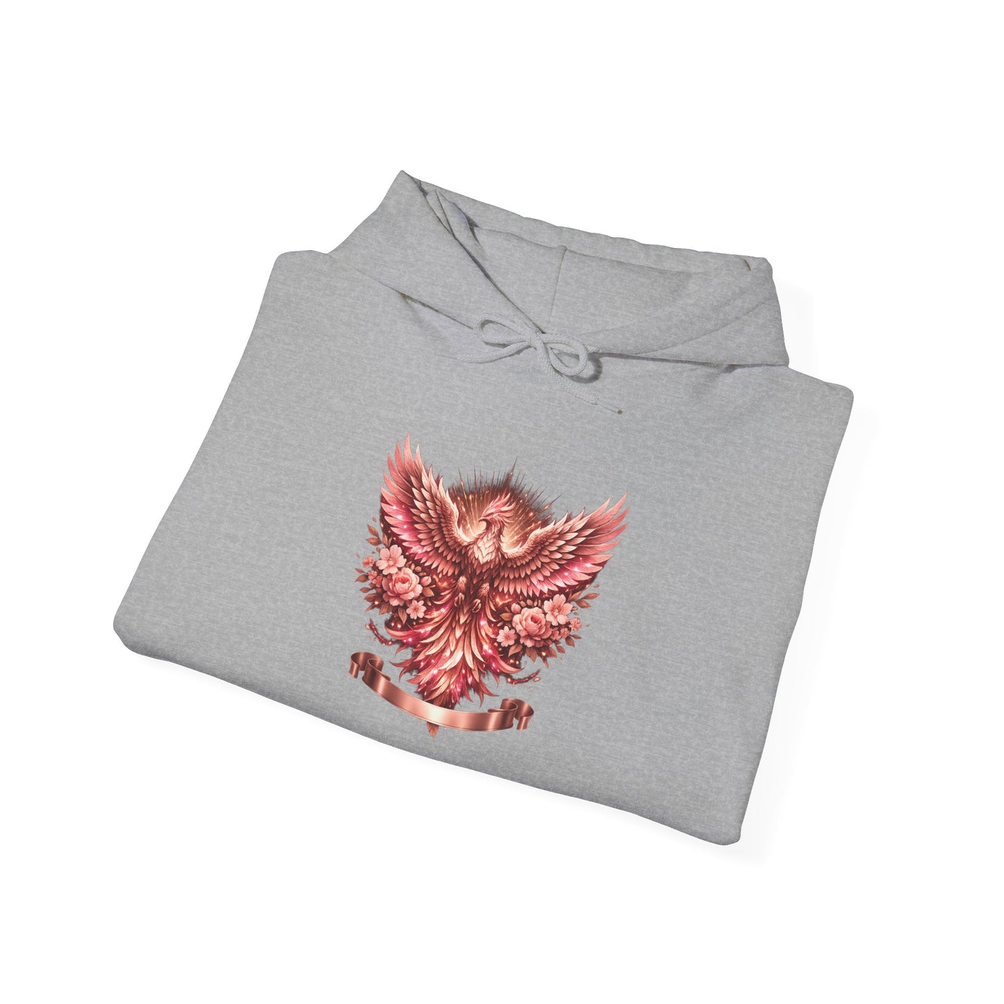 Red Phoenix Graphic Hoodie — Mythical Firebird Sweatshirt