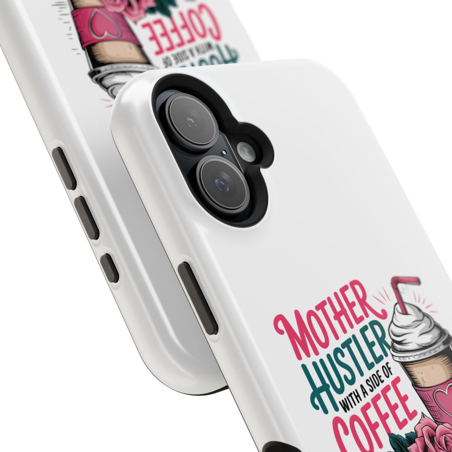 Mother Hustler with a Side of Coffee Phone Case | Magnetic Impact-Resistant