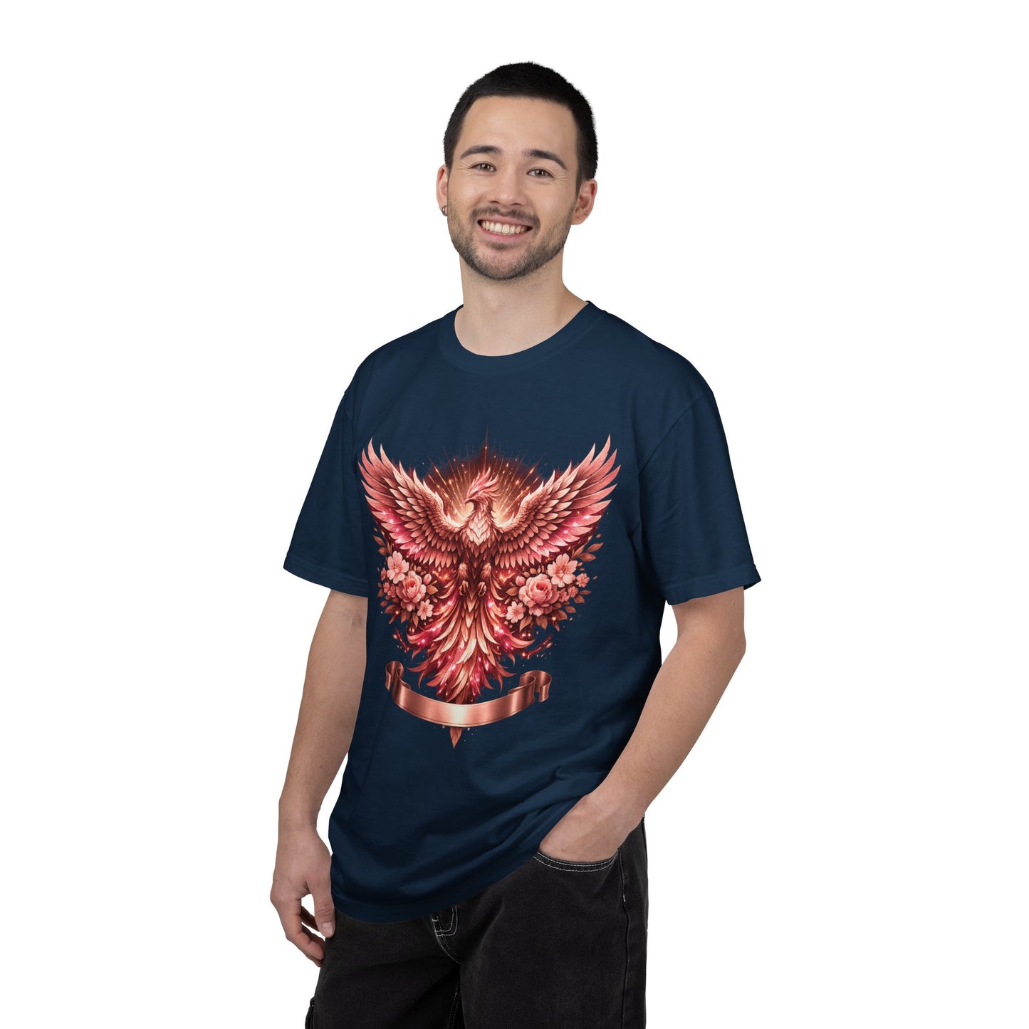 Phoenix Floral T-Shirt — Rising Phoenix Graphic Tee