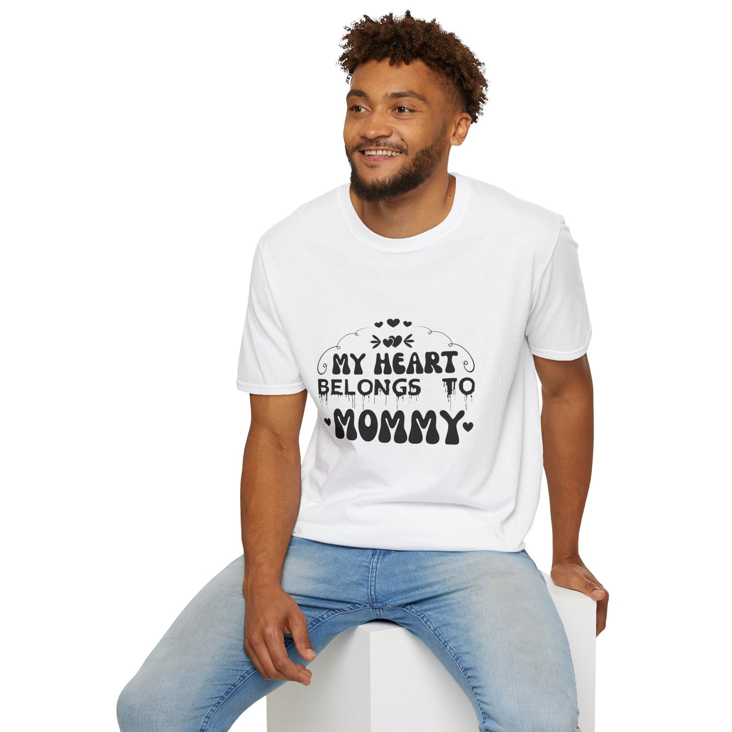 My Heart Belongs to Mommy T-Shirt — Cute Baby/Kids Mother's Day Tee