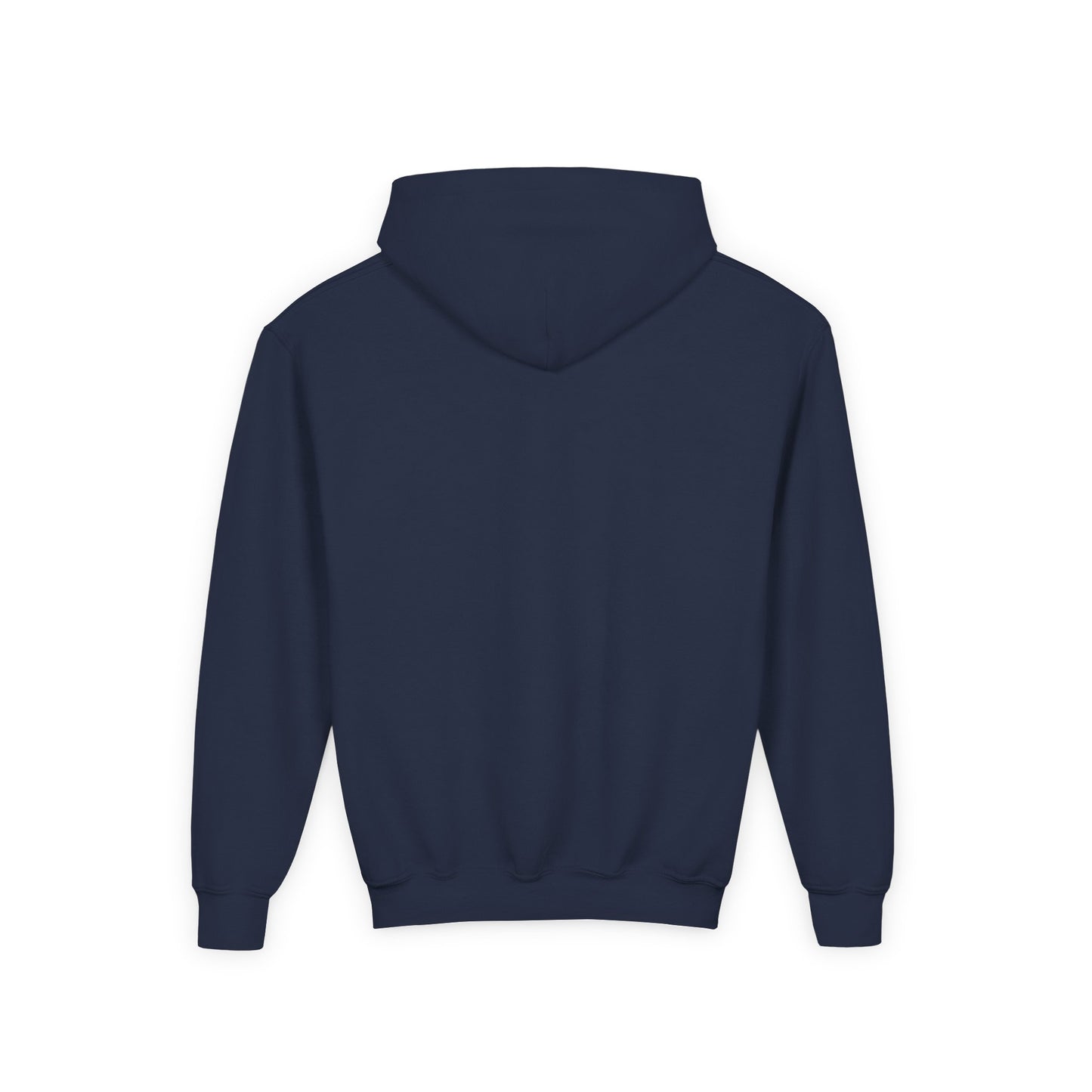 Youth Hoodie — Vintage Bronze Crest Floral Emblem