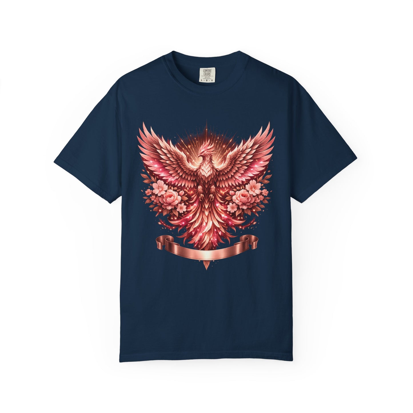 Phoenix Floral T-Shirt — Rising Phoenix Graphic Tee