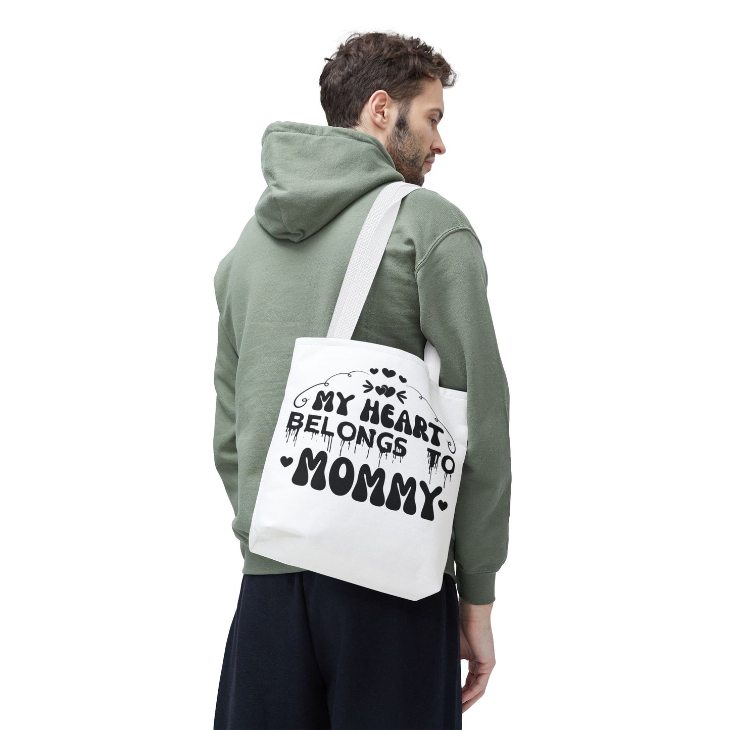 My Heart Belongs to Mommy Tote Bag | Mother's Day Mom Love Print