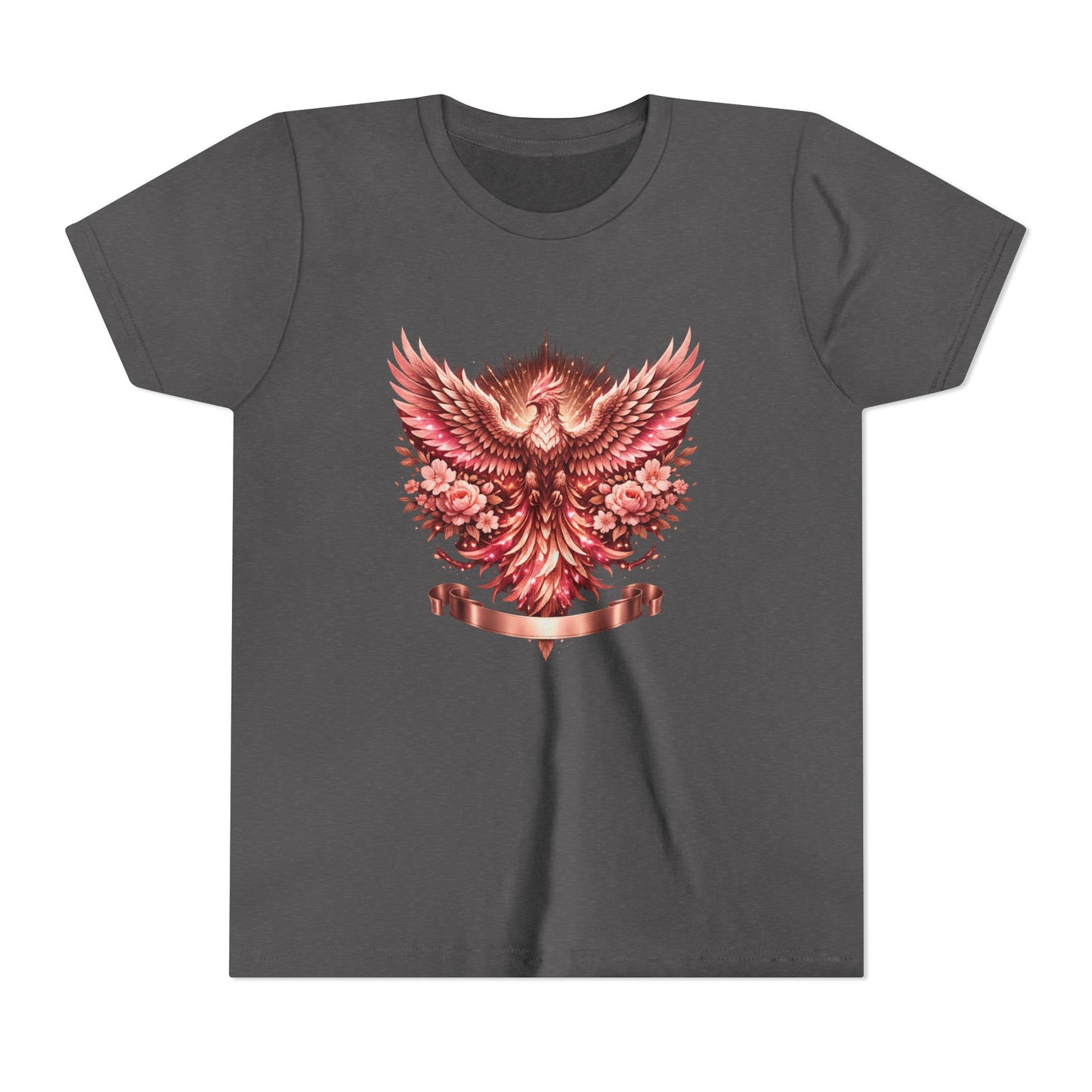 Youth Tee — Red Phoenix Graphic Kids T-Shirt