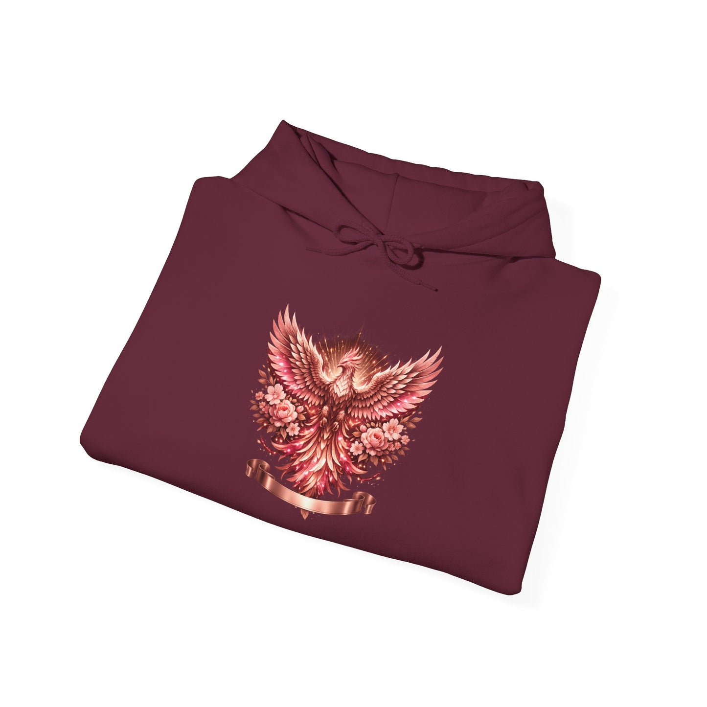 Red Phoenix Graphic Hoodie — Mythical Firebird Sweatshirt