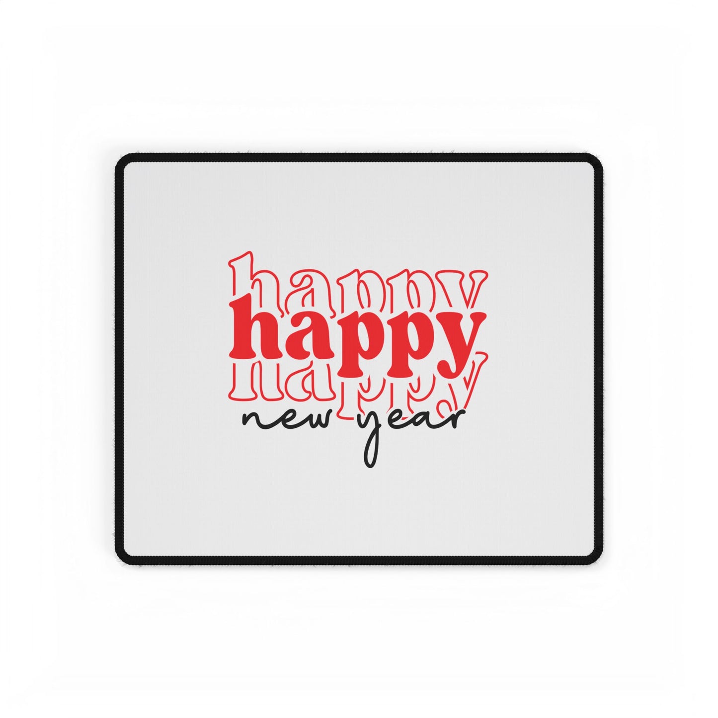 Happy New Year typography Desk Mat | New Year desk mat