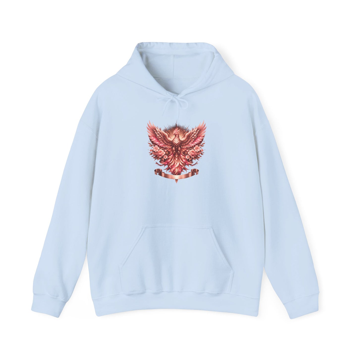 Red Phoenix Graphic Hoodie — Mythical Firebird Sweatshirt