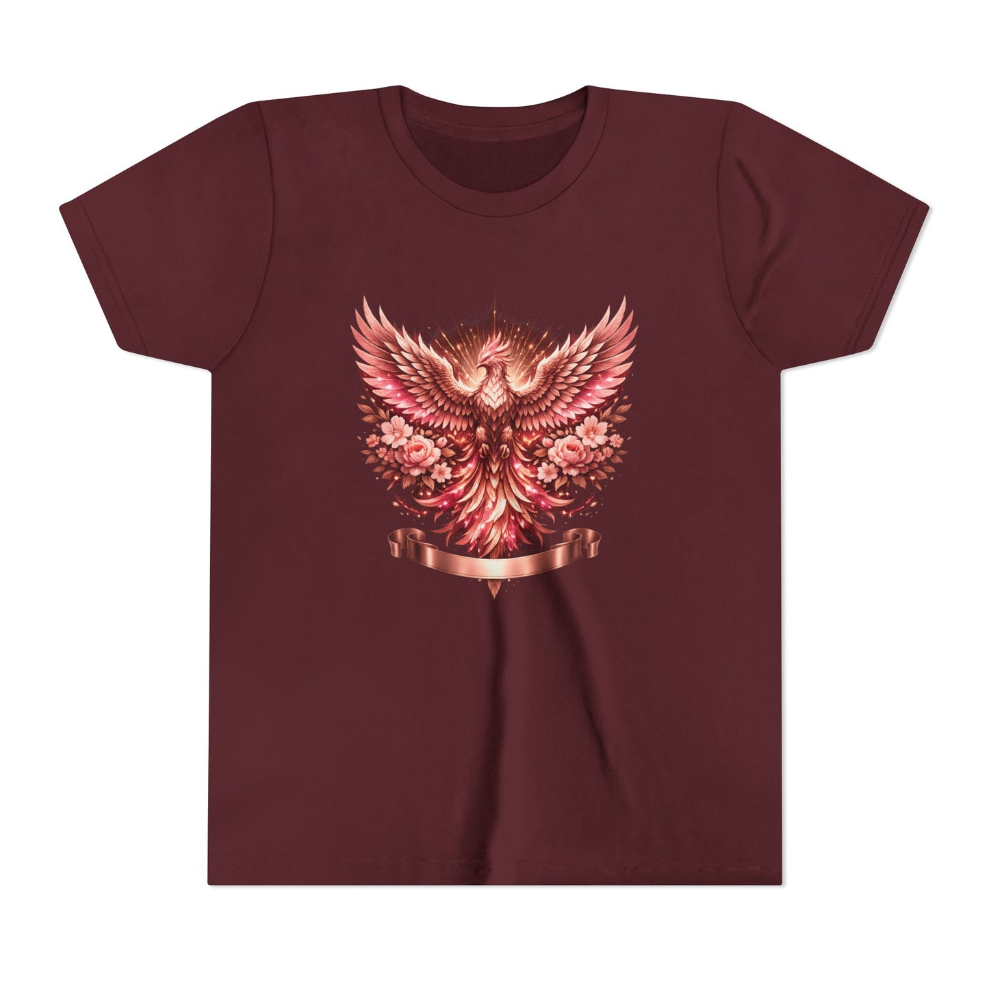 Youth Tee — Red Phoenix Graphic Kids T-Shirt