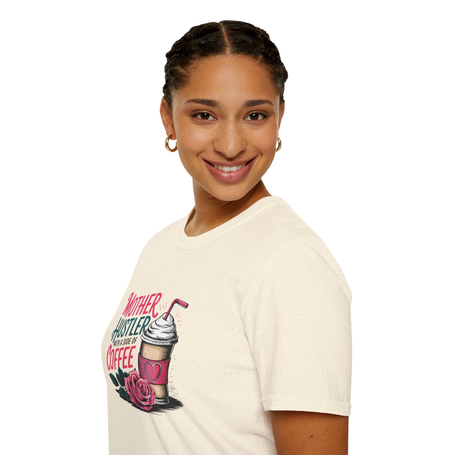 Mother Hustler Coffee T-Shirt – Funny Mom Coffee Lover Tee