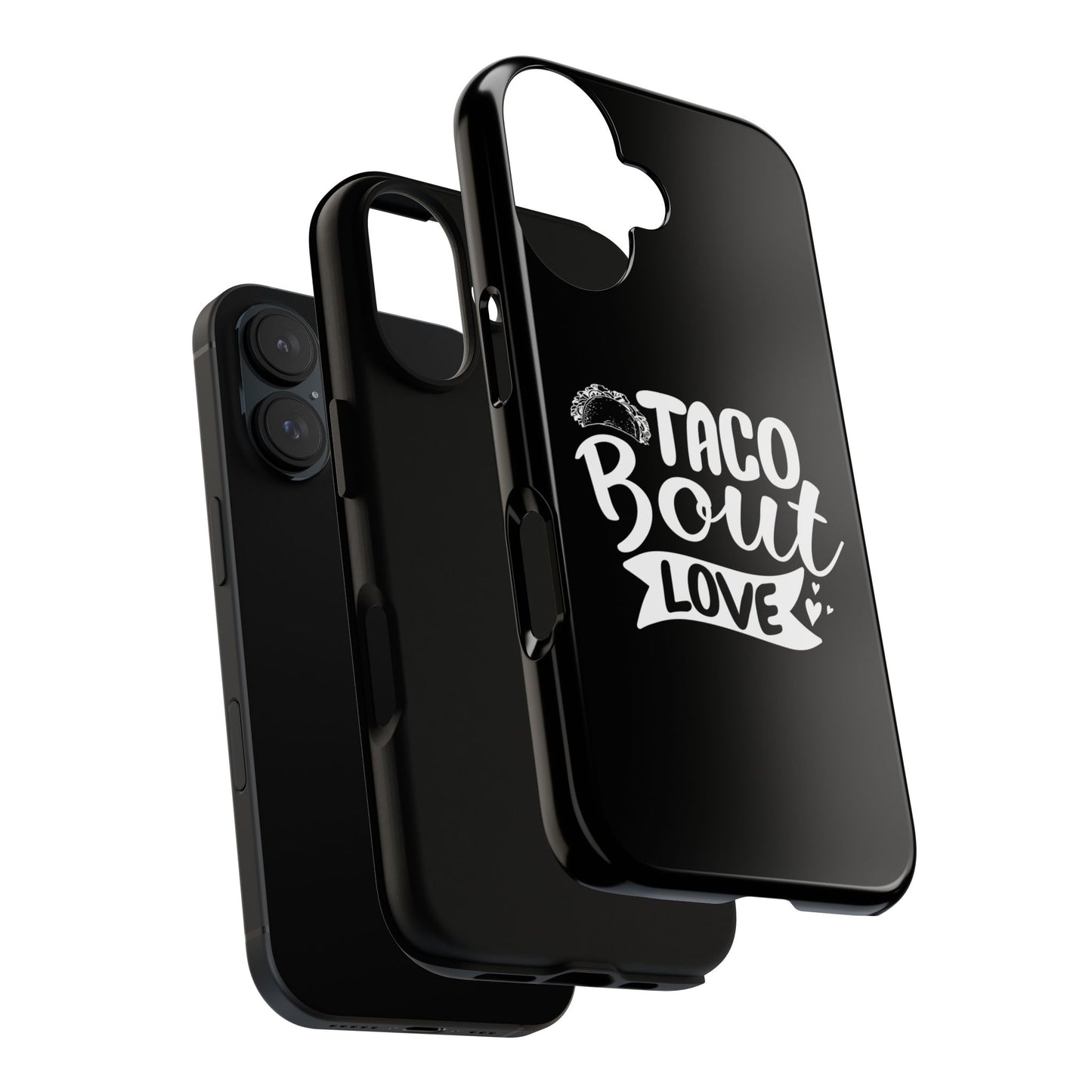 Taco Bout Love phone case | iPhone protective case, food pun design