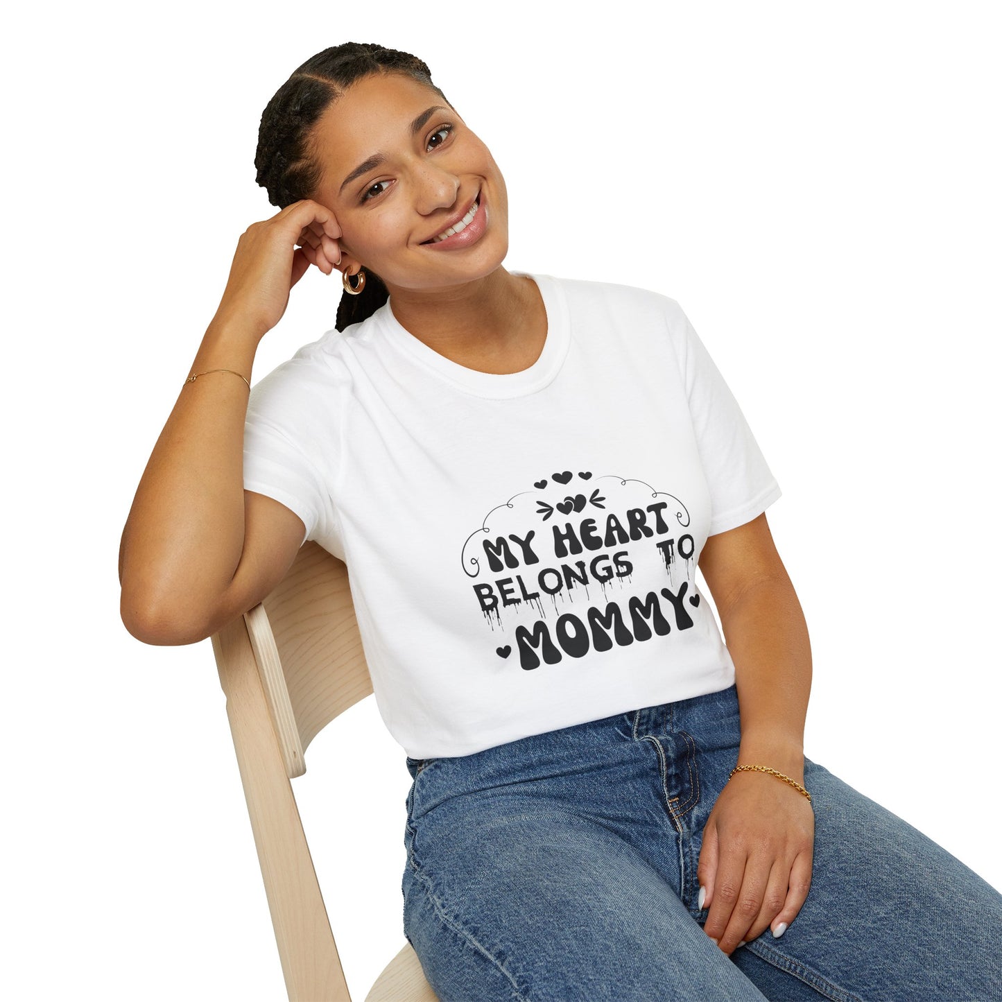My Heart Belongs to Mommy T-Shirt — Cute Baby/Kids Mother's Day Tee