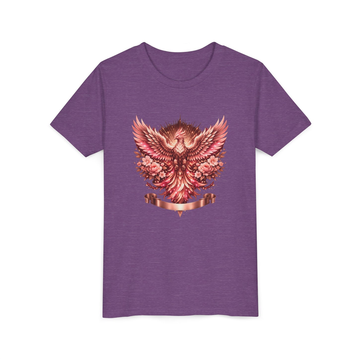 Youth Tee — Red Phoenix Graphic Kids T-Shirt