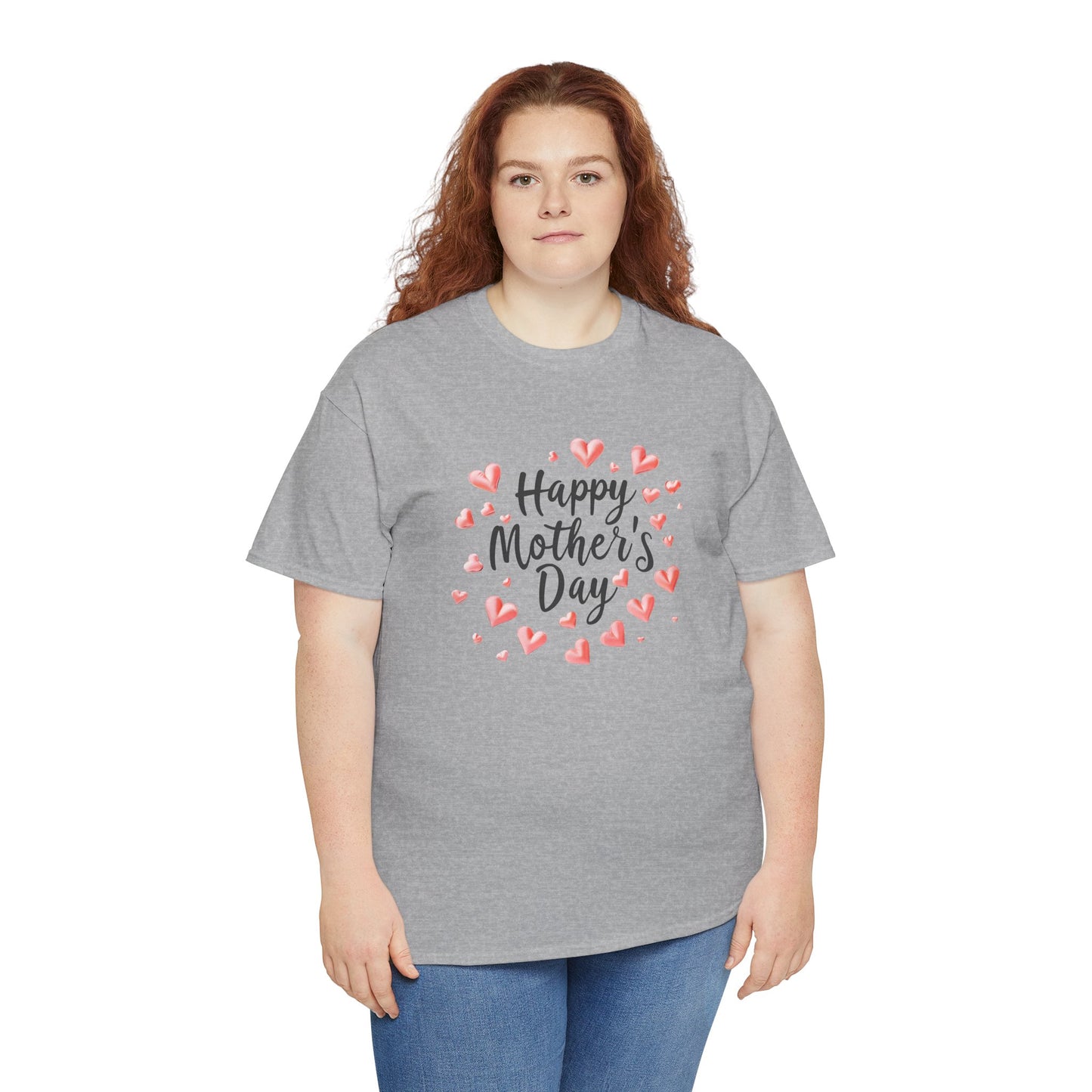Happy Mother's Day T-Shirt — Cute Heart Wreath Mother's Day Tee