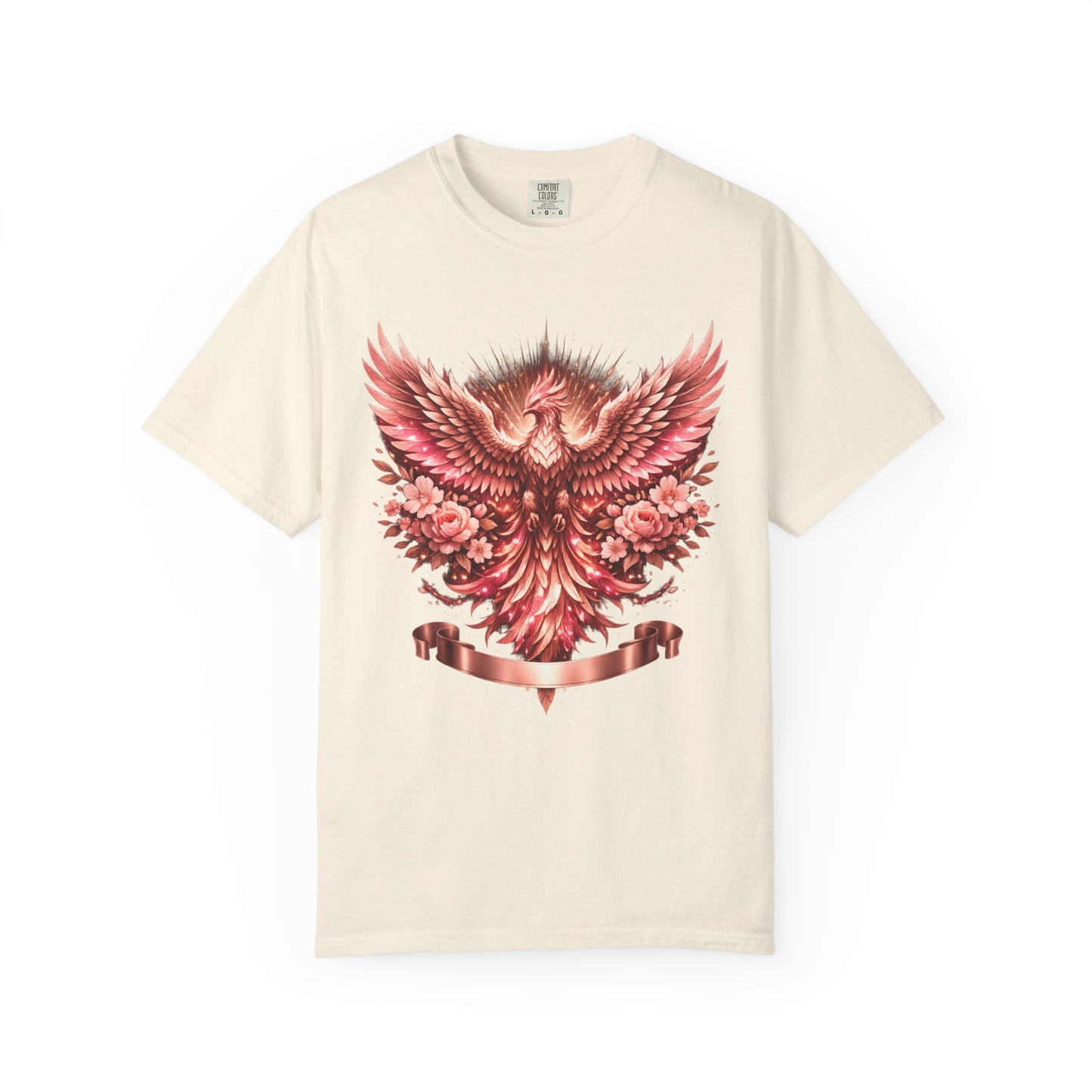 Phoenix Floral T-Shirt — Rising Phoenix Graphic Tee
