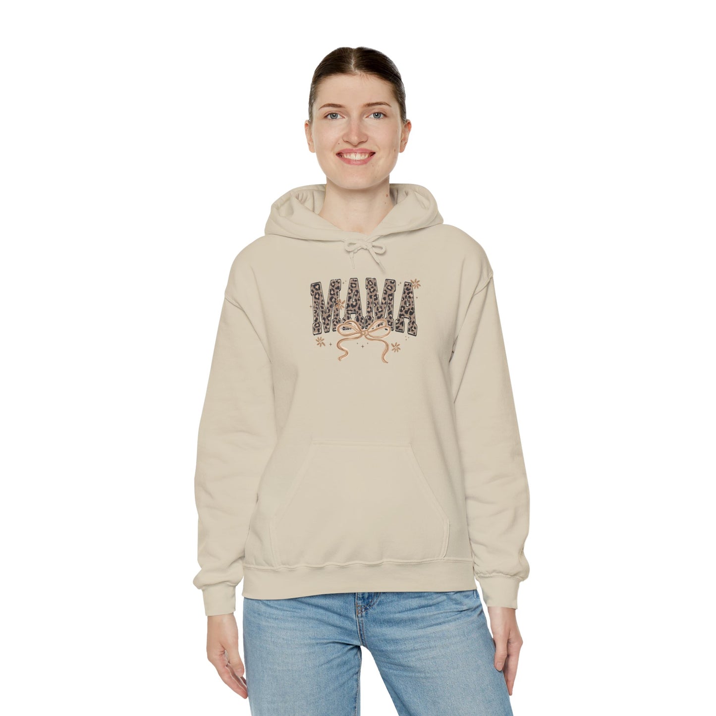 Mama Leopard Print Hoodie — Cozy Mother's Day Sweatshirt