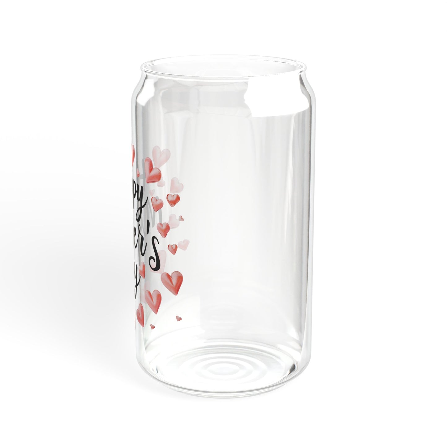 Happy Mother's Day Sipper Glass | 16oz Heart Design