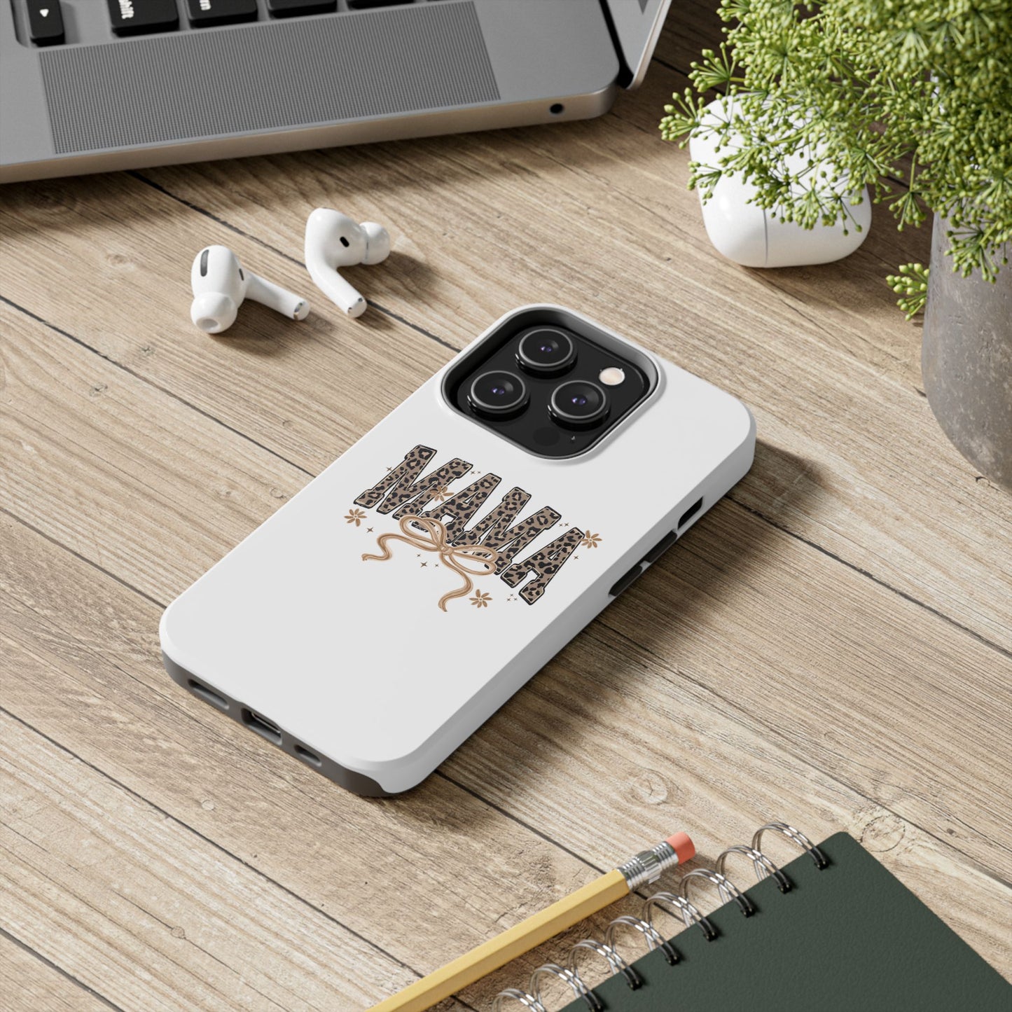 Leopard Print MAMA Phone Case | Tough Phone Case, Mama Design