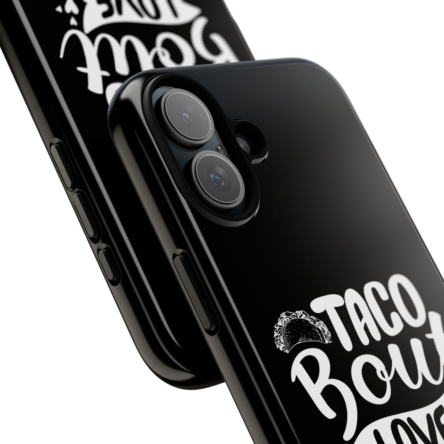 Taco Bout Love phone case | iPhone protective case, food pun design