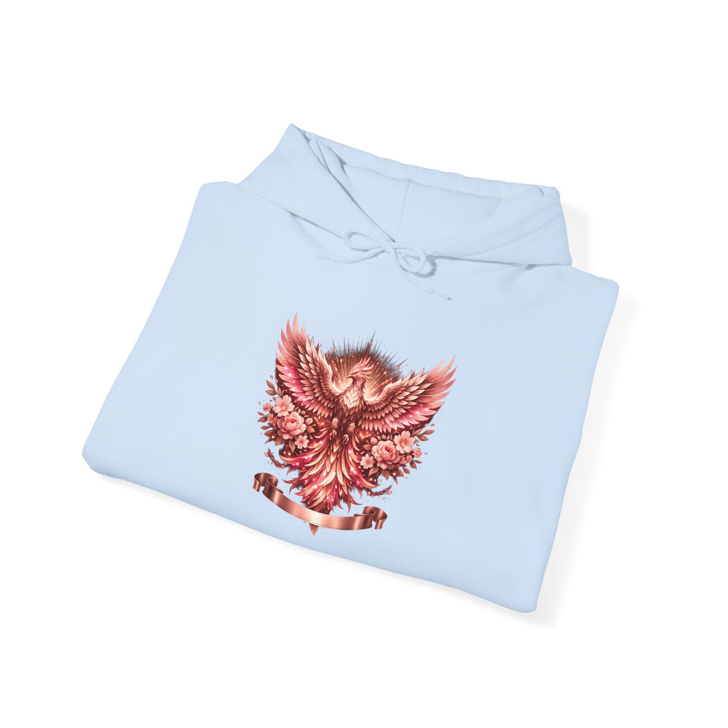 Red Phoenix Graphic Hoodie — Mythical Firebird Sweatshirt