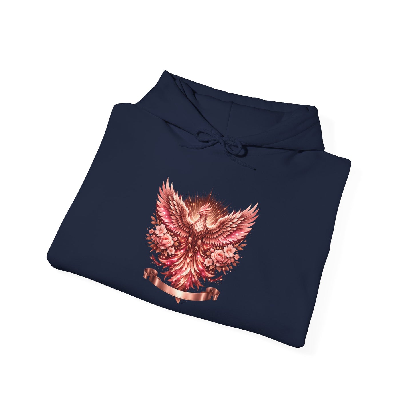 Red Phoenix Graphic Hoodie — Mythical Firebird Sweatshirt