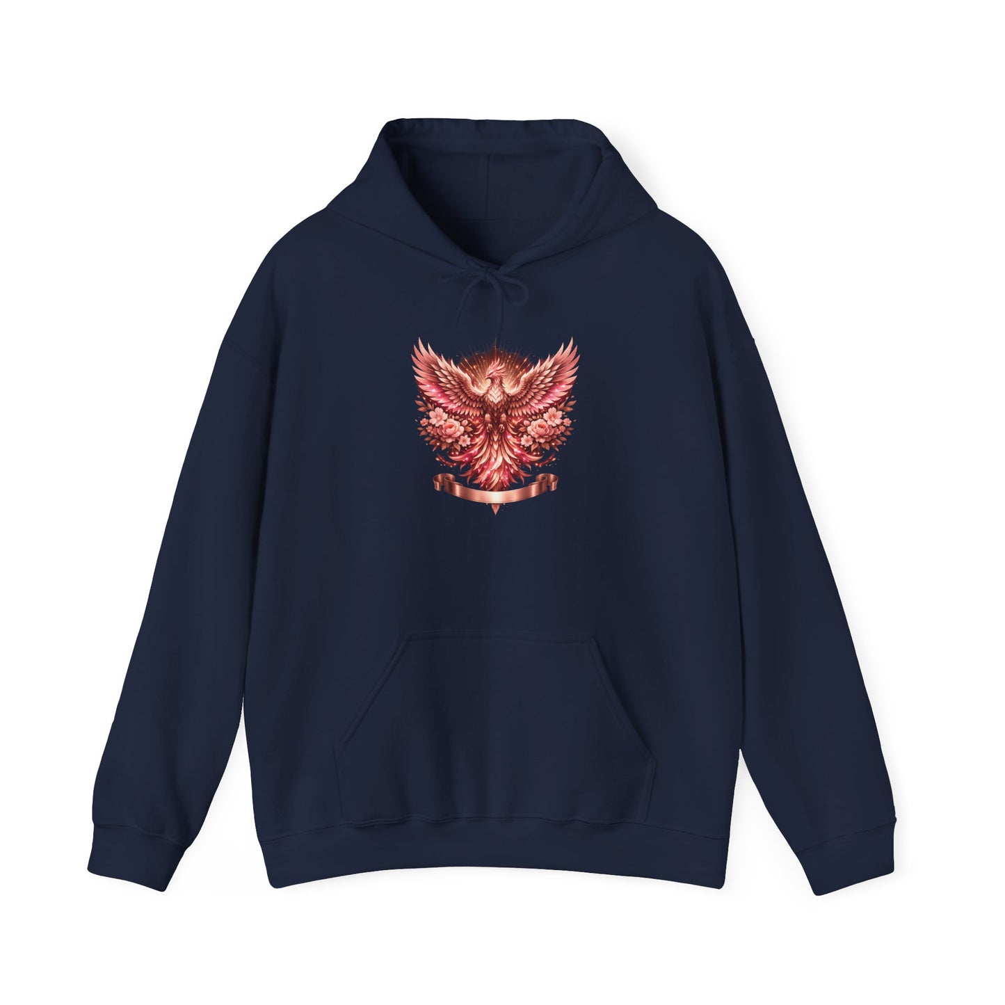 Red Phoenix Graphic Hoodie — Mythical Firebird Sweatshirt