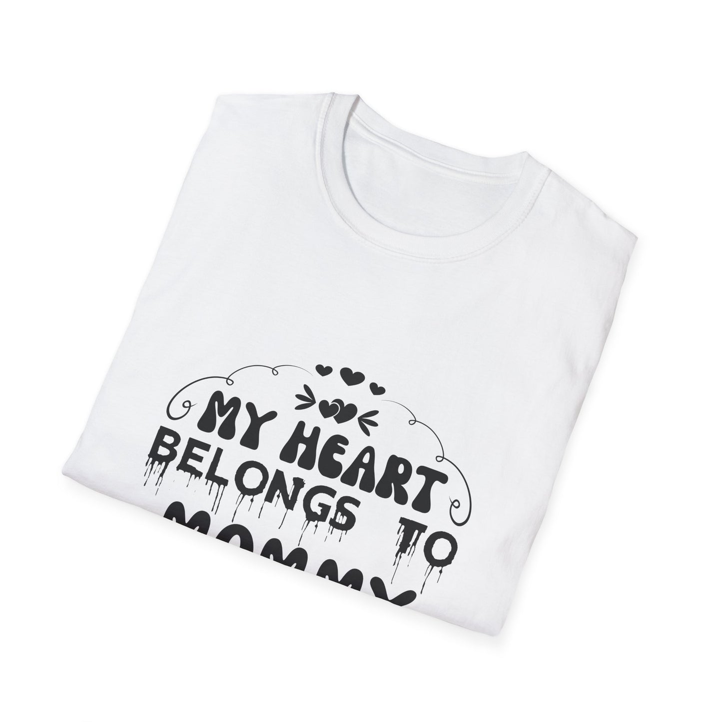 My Heart Belongs to Mommy T-Shirt — Cute Baby/Kids Mother's Day Tee