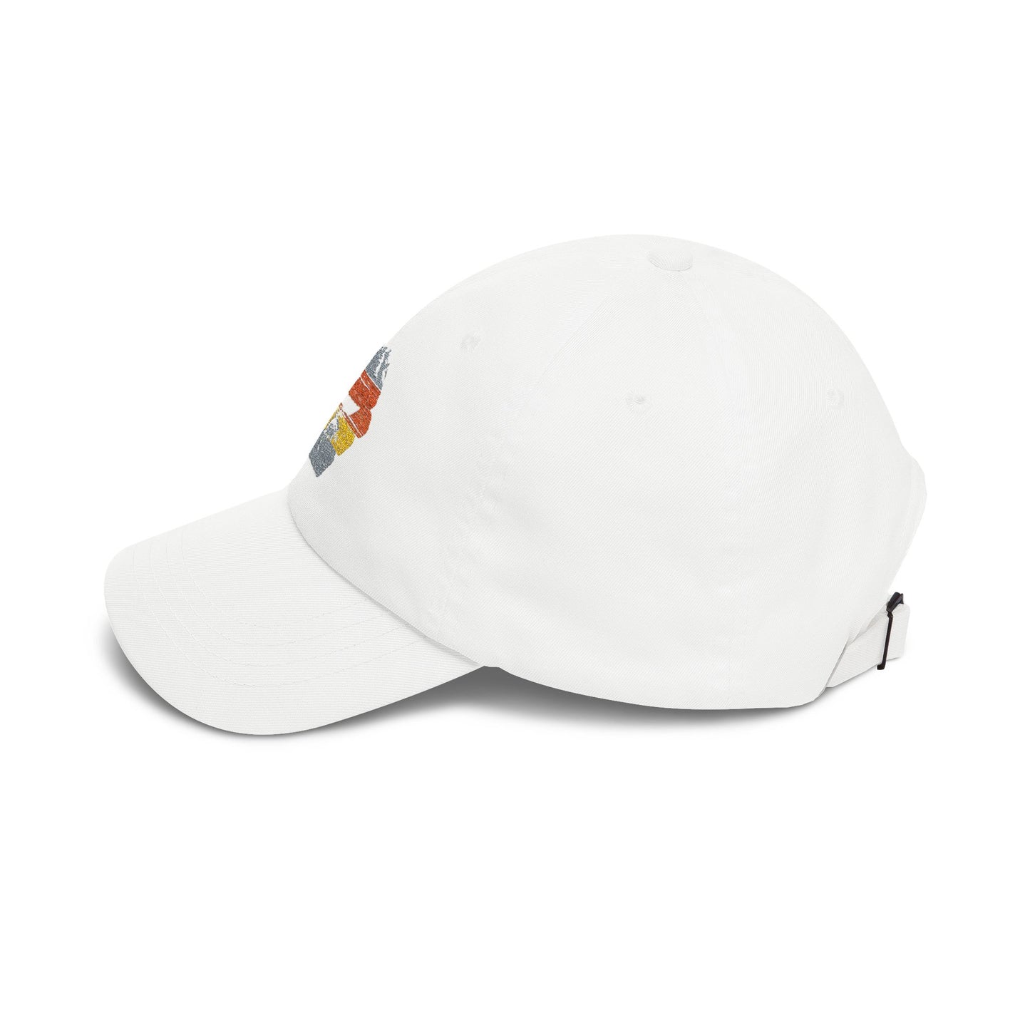 Retro Sunset Mountain Dad Cap | Embroidered Outdoor Hiking Trucker Hat