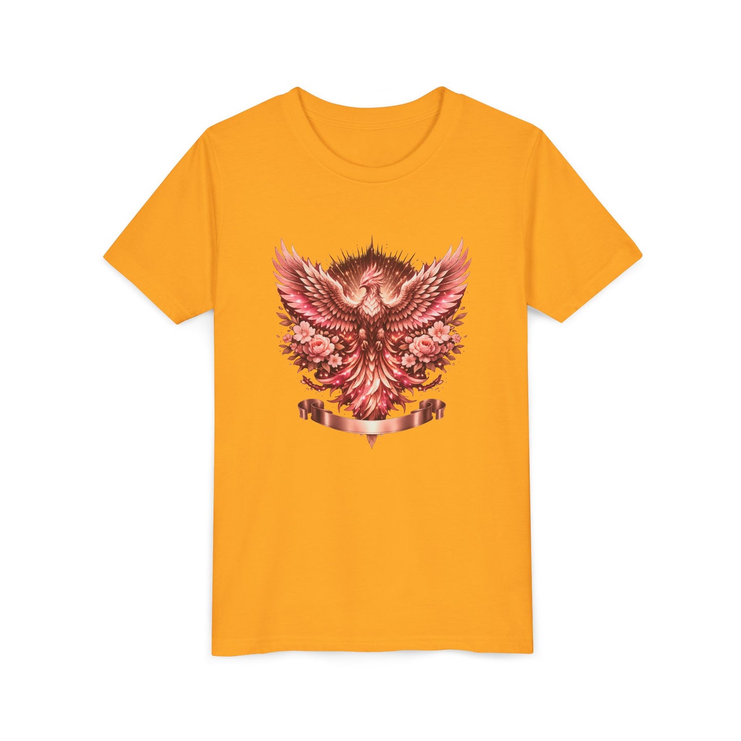 Youth Tee — Red Phoenix Graphic Kids T-Shirt