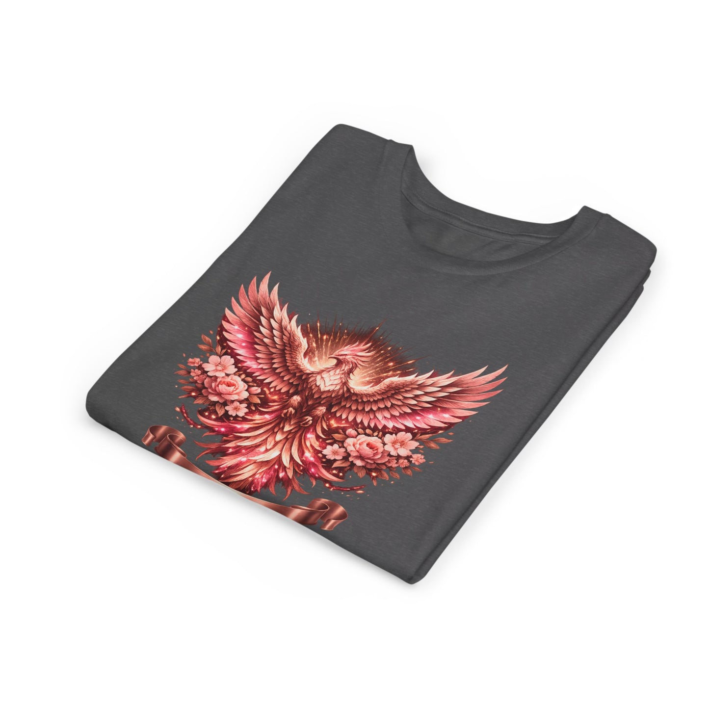 Youth Tee — Red Phoenix Graphic Kids T-Shirt