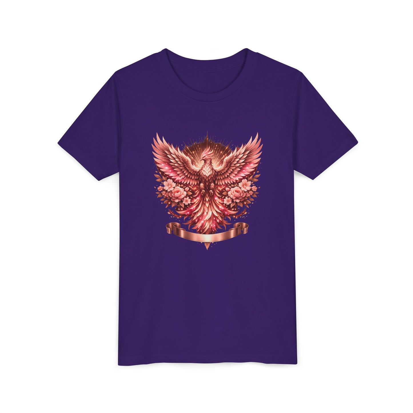 Youth Tee — Red Phoenix Graphic Kids T-Shirt