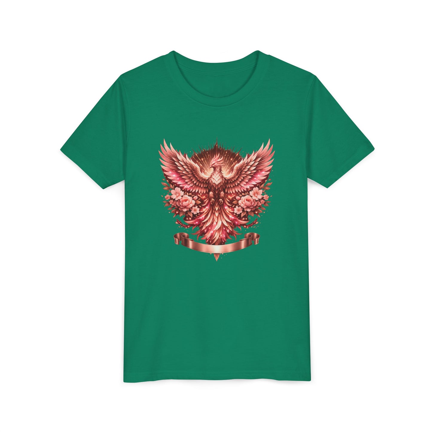 Youth Tee — Red Phoenix Graphic Kids T-Shirt
